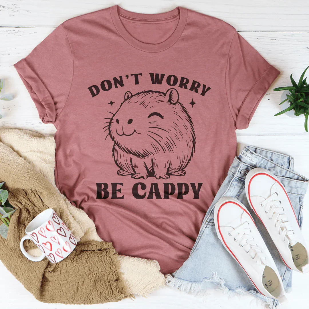 Don't Worry Be Cappy Tee - WonderingCloth