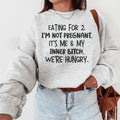 Eating For Two Sweatshirt - WonderingCloth