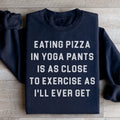 Eating Pizza Sweatshirt - WonderingCloth