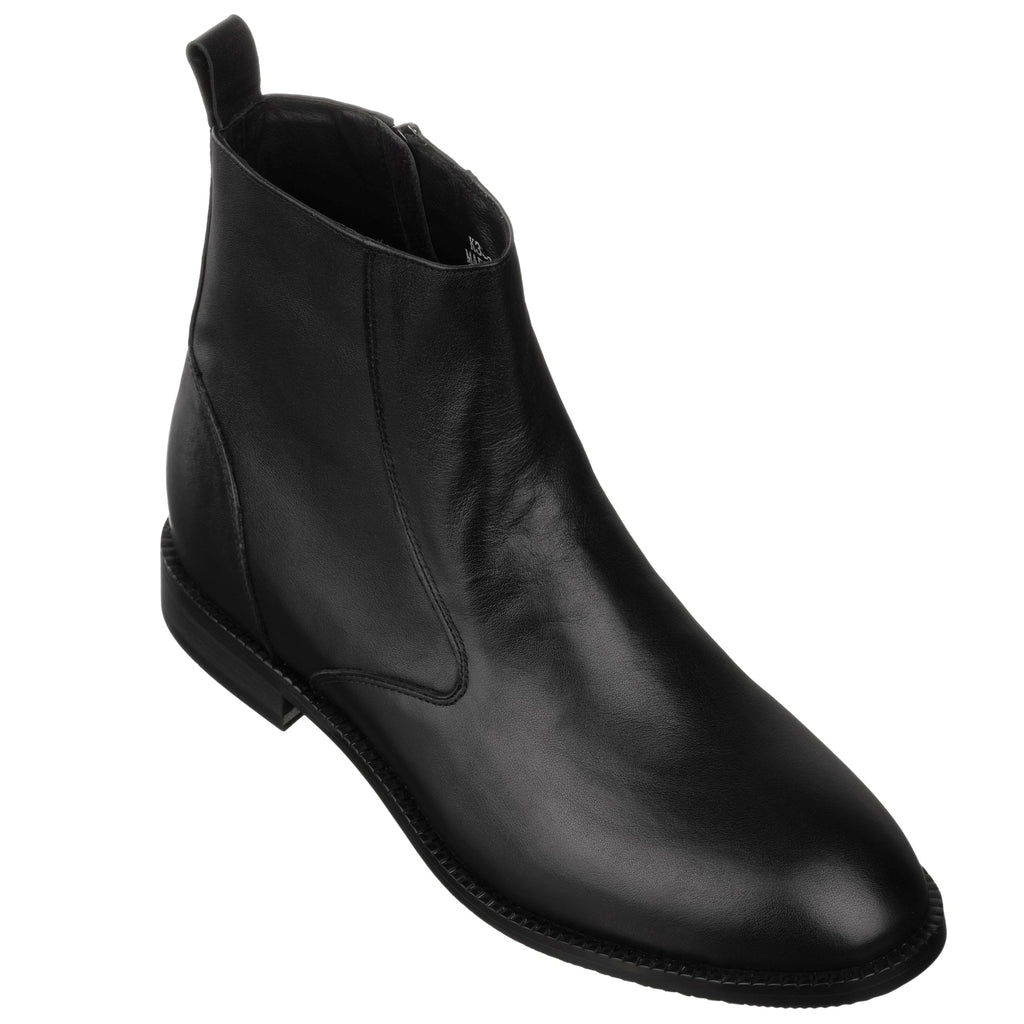 TOTO - K33092 - 2.6 Inches Taller (Black) - Zipper Boot - WonderingCloth