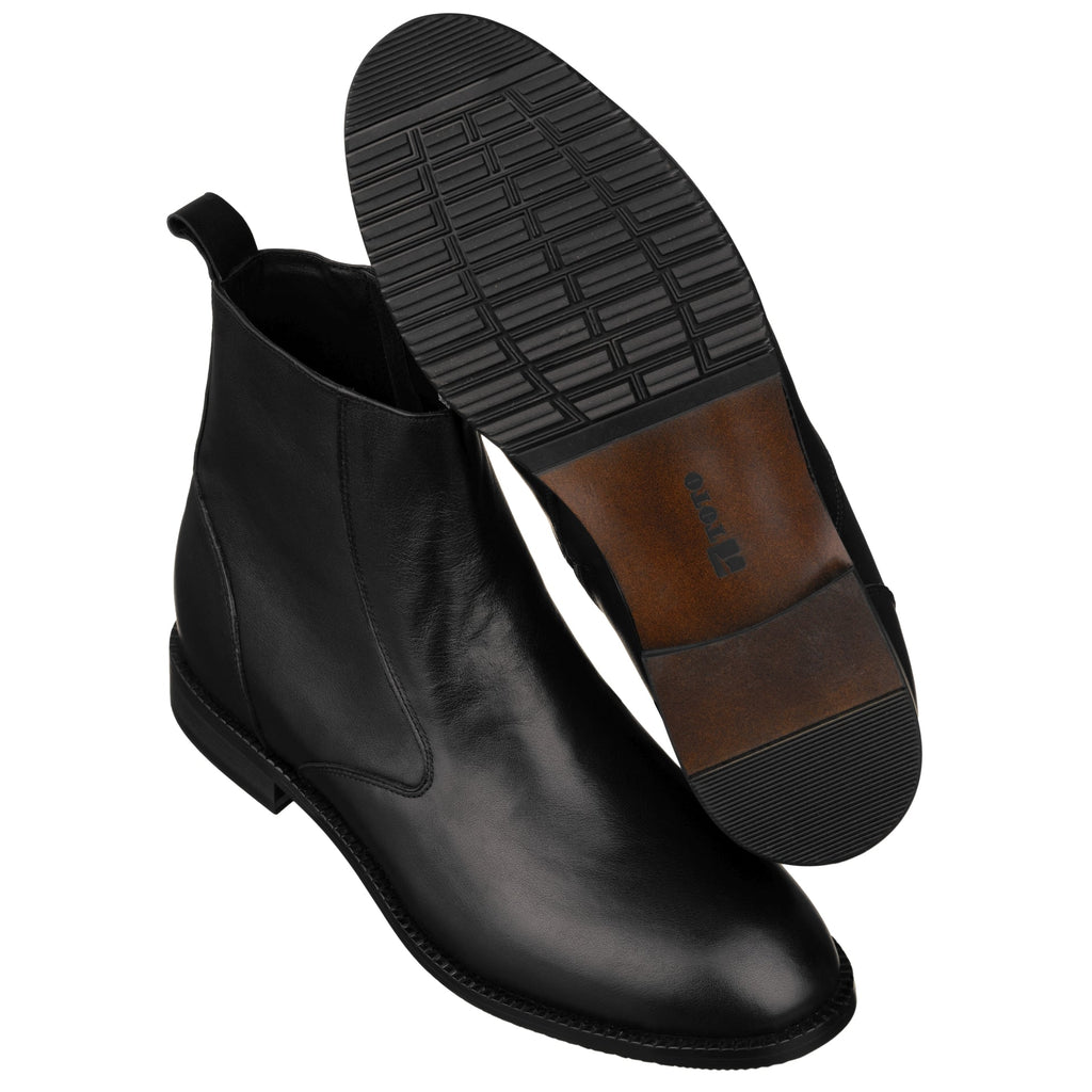 TOTO - K33092 - 2.6 Inches Taller (Black) - Zipper Boot - WonderingCloth