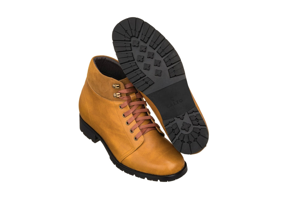 CALTO - K9361 - 3.3 Inches Taller (Brown) - WonderingCloth