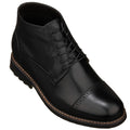 CALTO - Y41083 - 3.2 Inches Taller (Black) - Lace Up Casual Boots - WonderingCloth