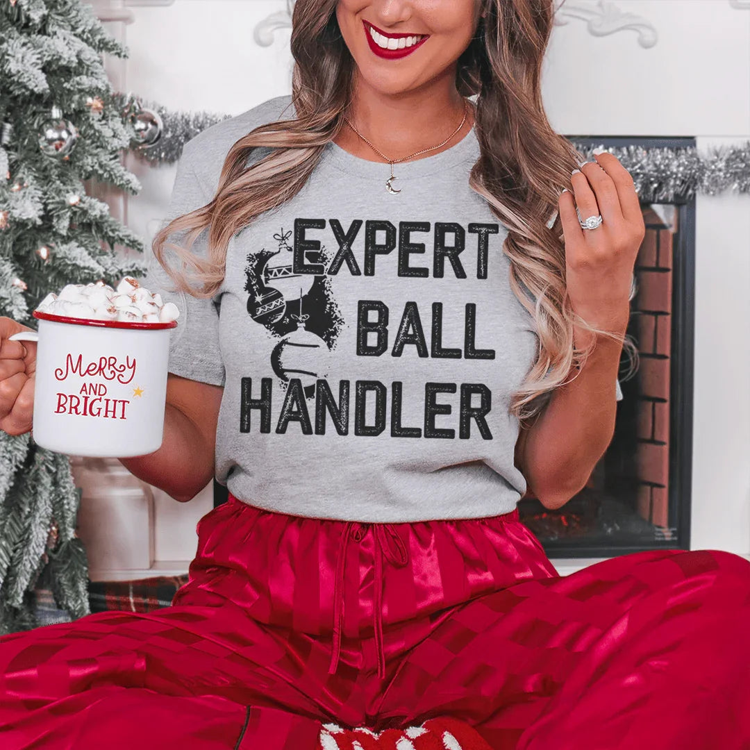 Expert Ball Handler Christmas Tee - WonderingCloth