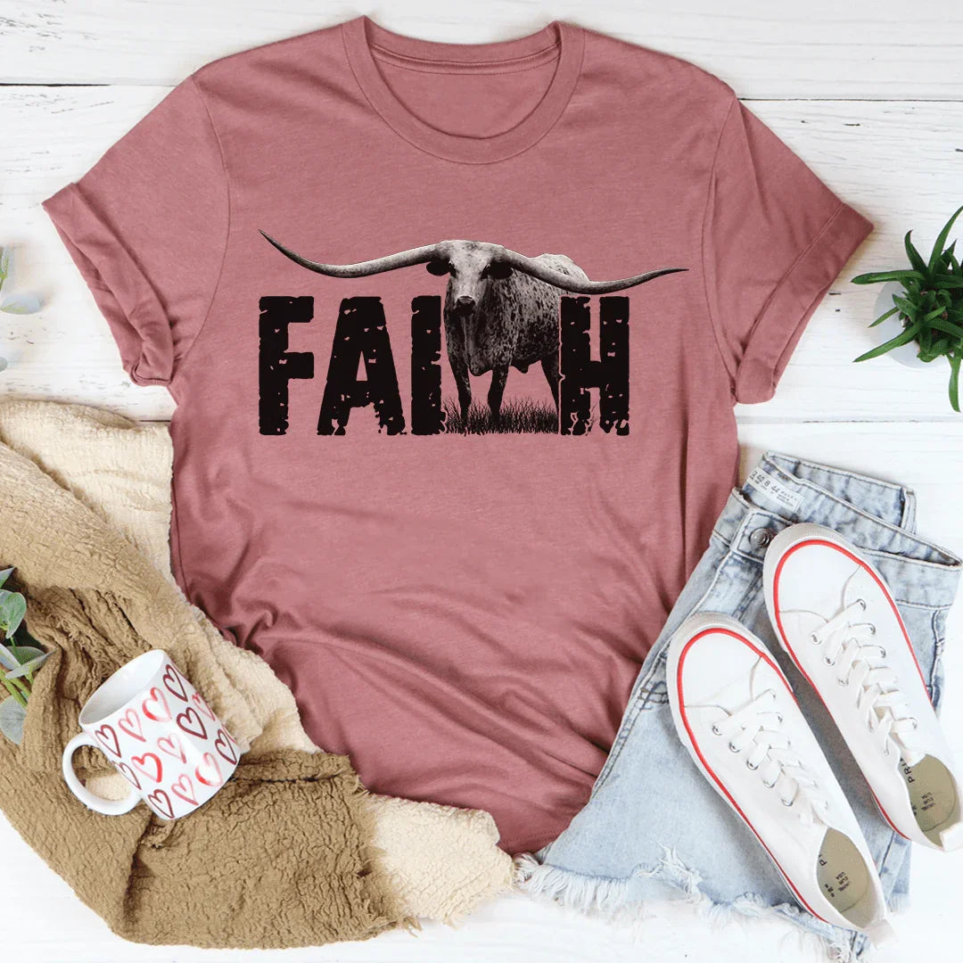 Faith Western Tee - WonderingCloth