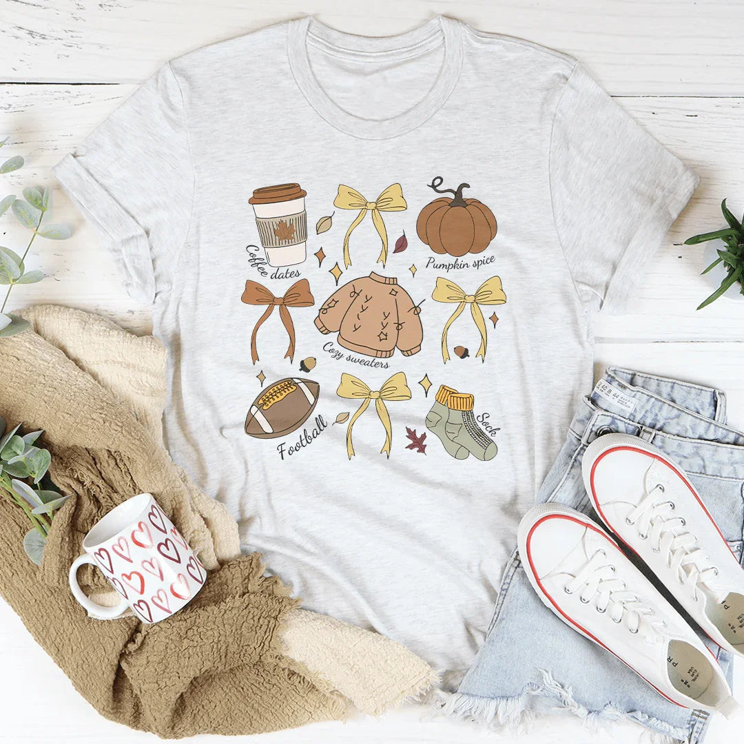 Fall Coquette Tee - WonderingCloth