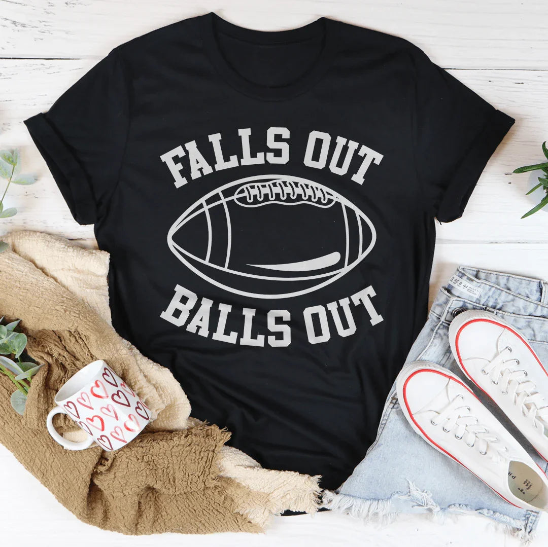 Fall's Out Balls Out Tee - WonderingCloth