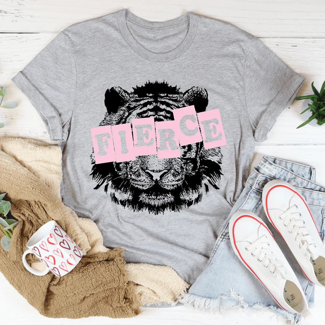 Fierce Tiger Tee - WonderingCloth