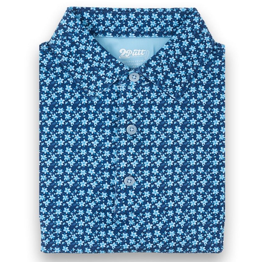 Floral Club Men's Polo - WonderingCloth