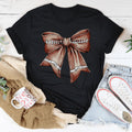 Football Vintage Bow Tee - WonderingCloth