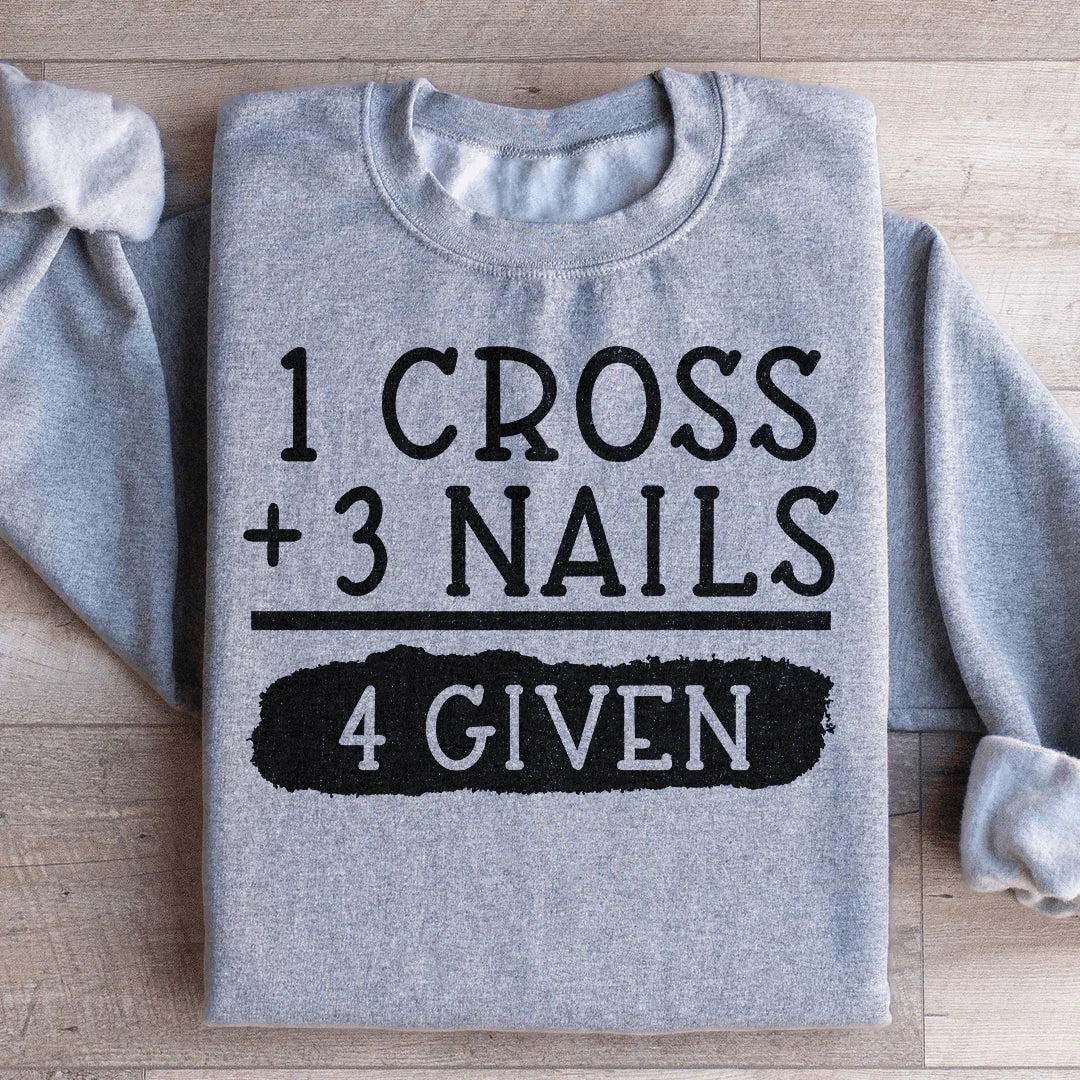Forgiven Sweatshirt - WonderingCloth