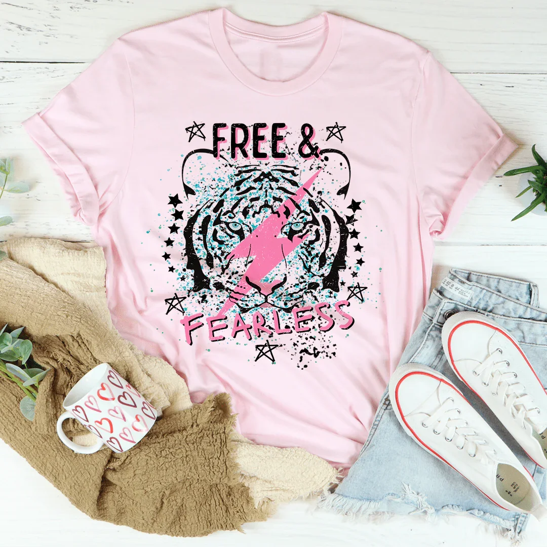 Free & Fearless Tee - WonderingCloth