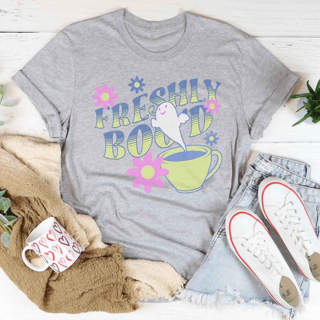 Freshly Boo'd Coffee Tee - WonderingCloth