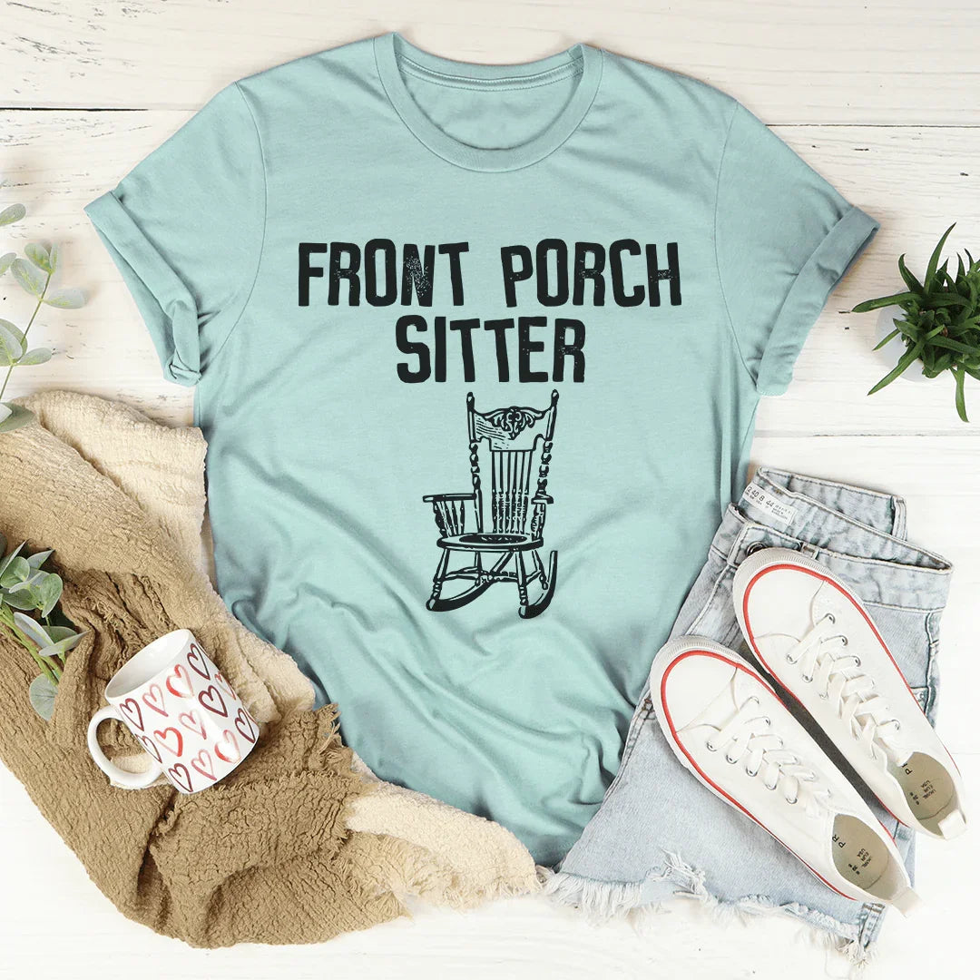 Front Porch Sitter Tee - WonderingCloth