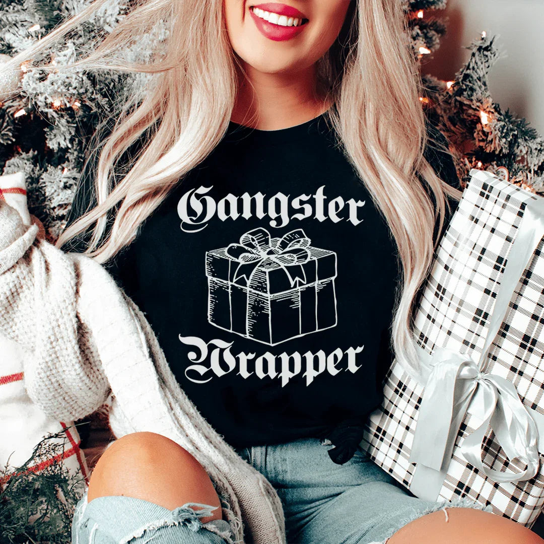 Gangster Wrapper Tee - WonderingCloth