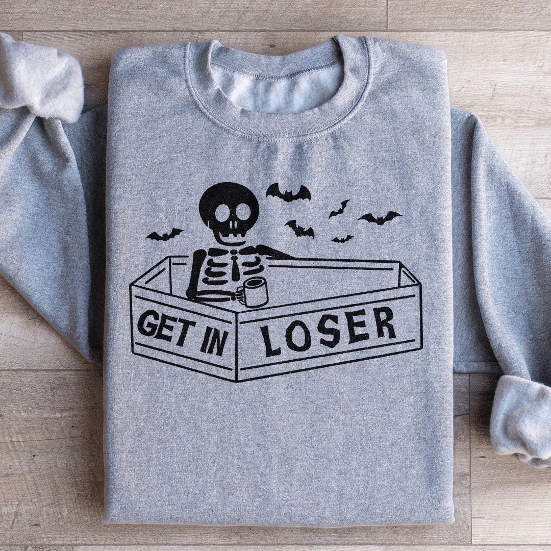 Get In Loser Halloween Sweatshirt - WonderingCloth