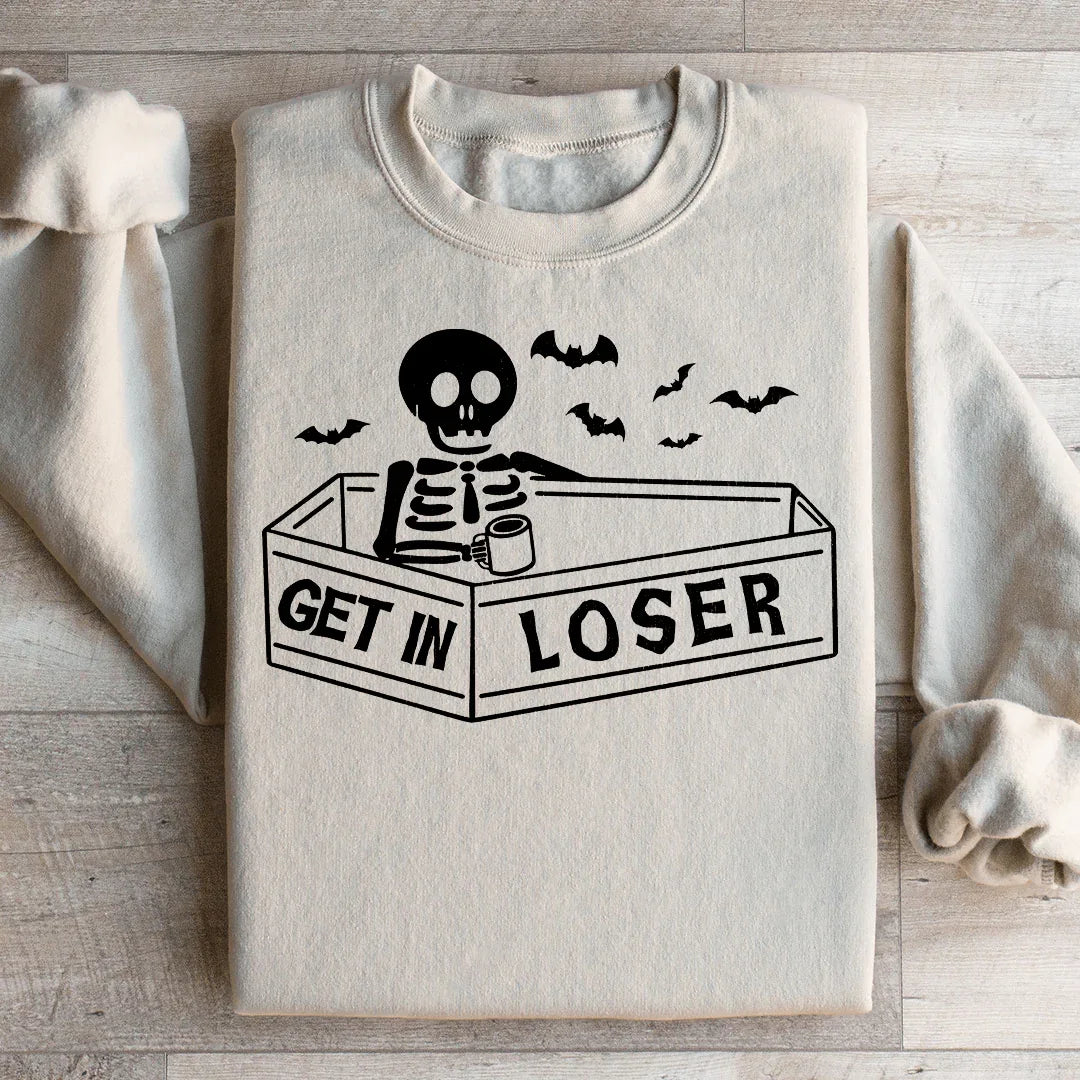 Get In Loser Halloween Sweatshirt - WonderingCloth
