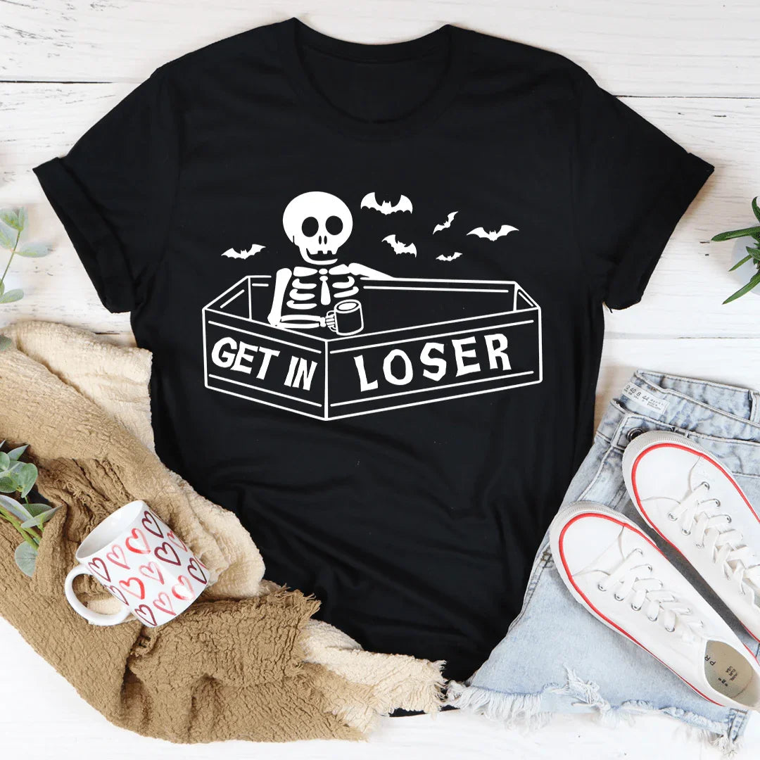 Get In Loser Halloween Tee - WonderingCloth