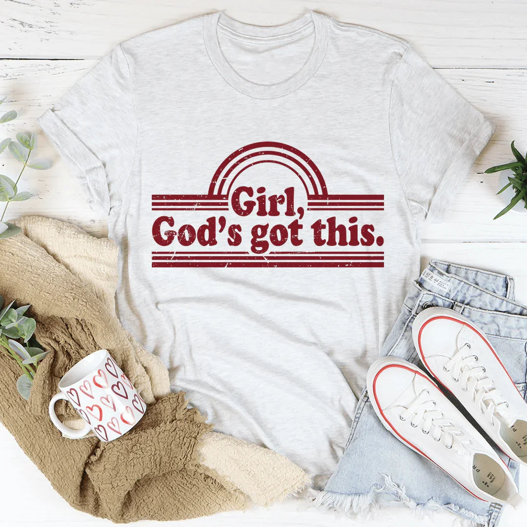 Girl God's Got This Tee - WonderingCloth