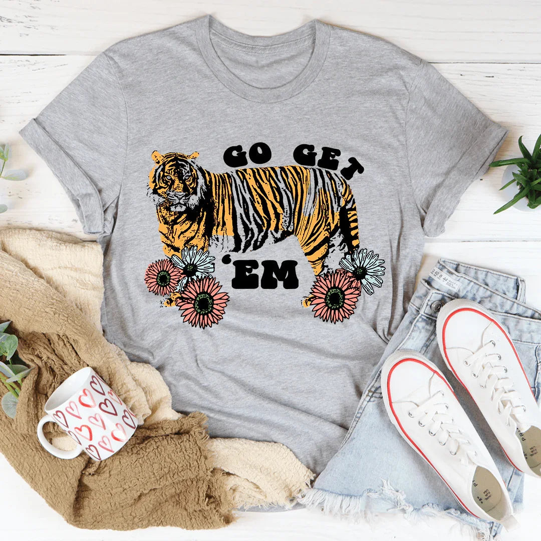 Go Get 'Em Tee - WonderingCloth