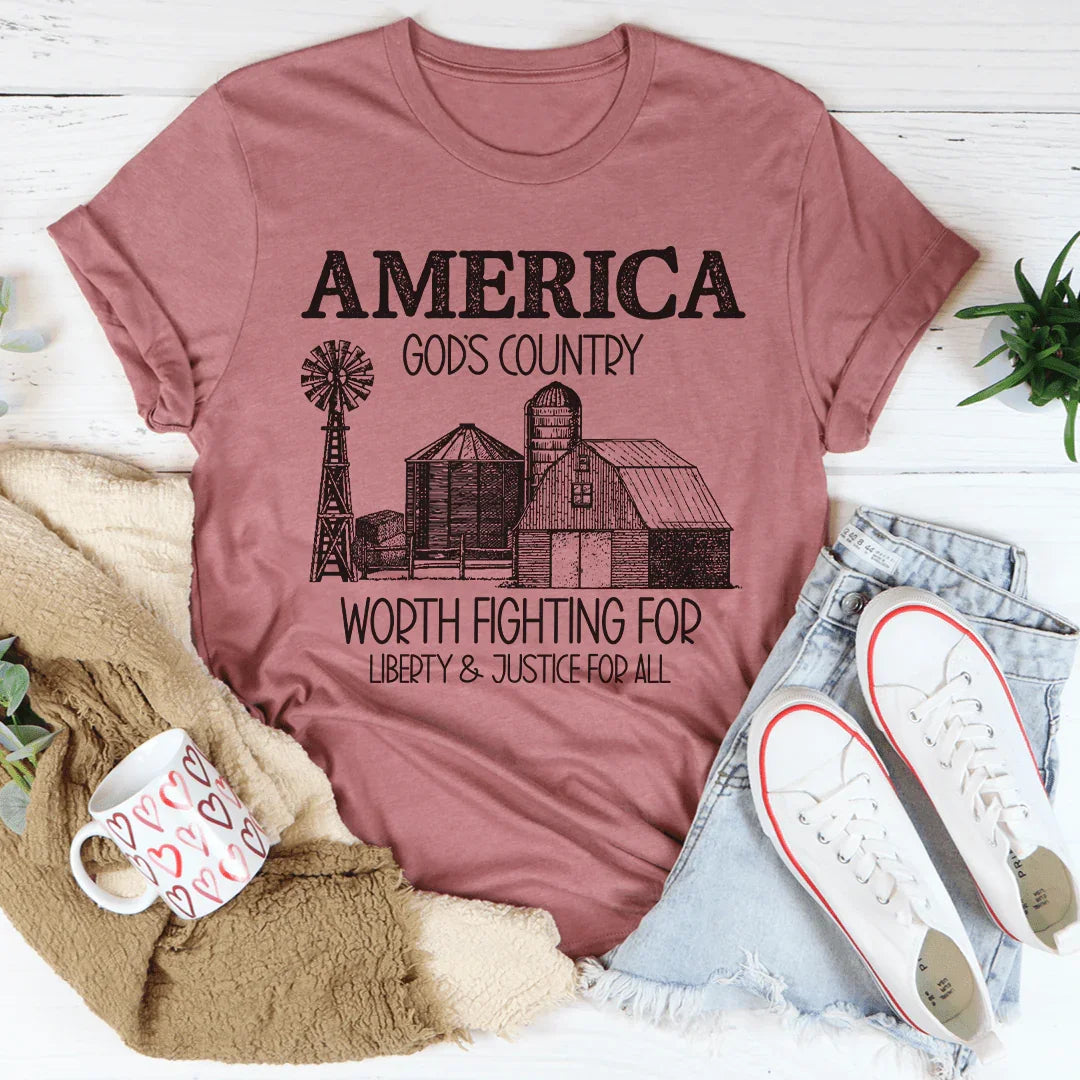 God's Country Tee - WonderingCloth