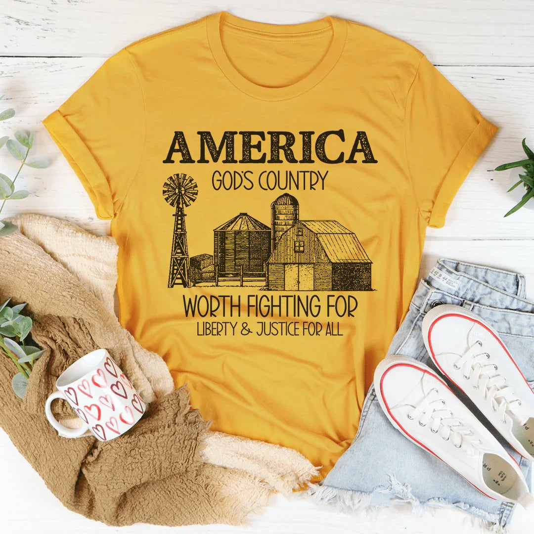 God's Country Tee - WonderingCloth