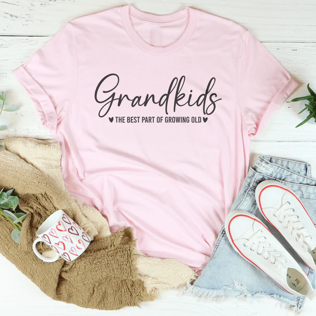 Grandkids The Best Part Of Growing Old Tee - WonderingCloth