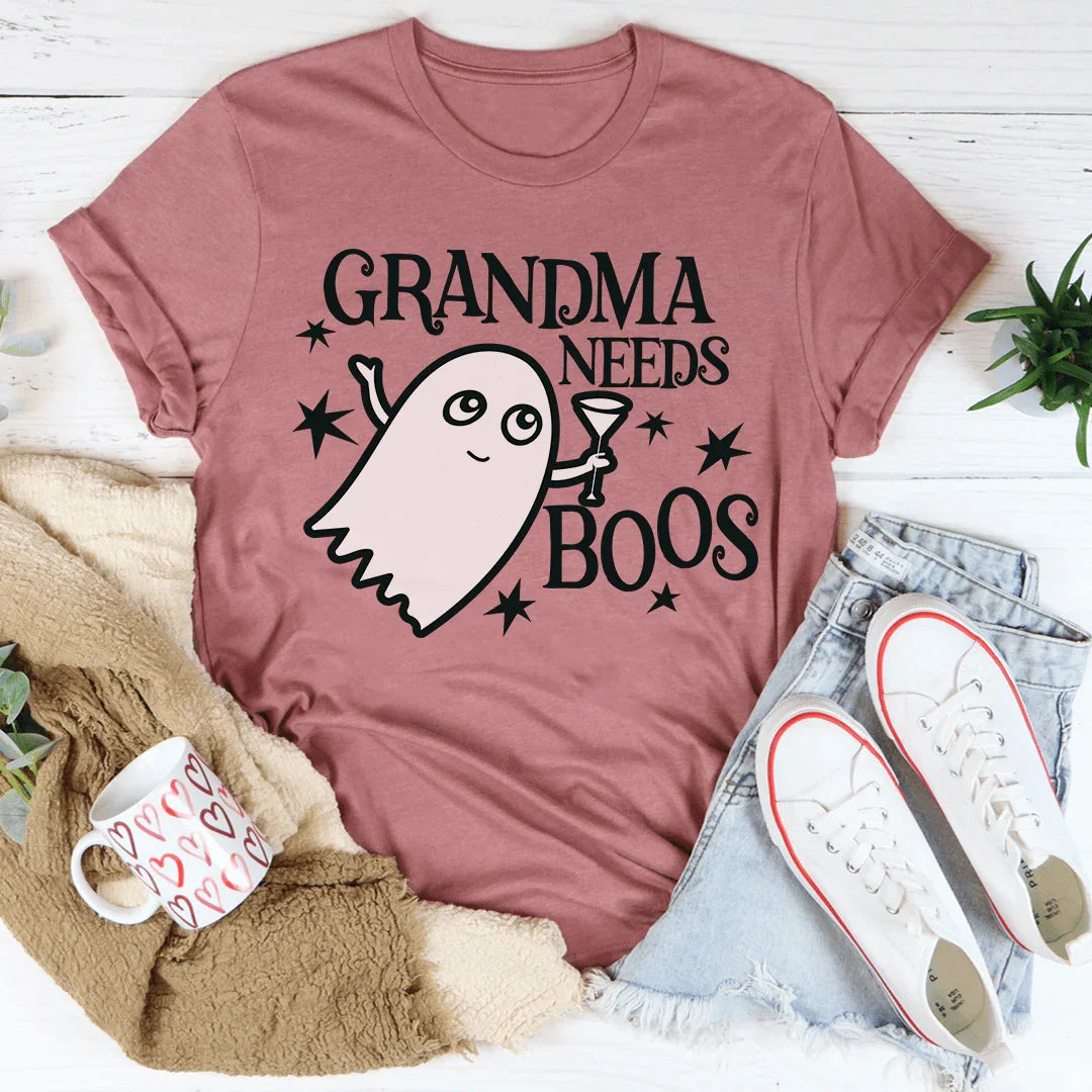 Grandma Needs Boos Tee - WonderingCloth