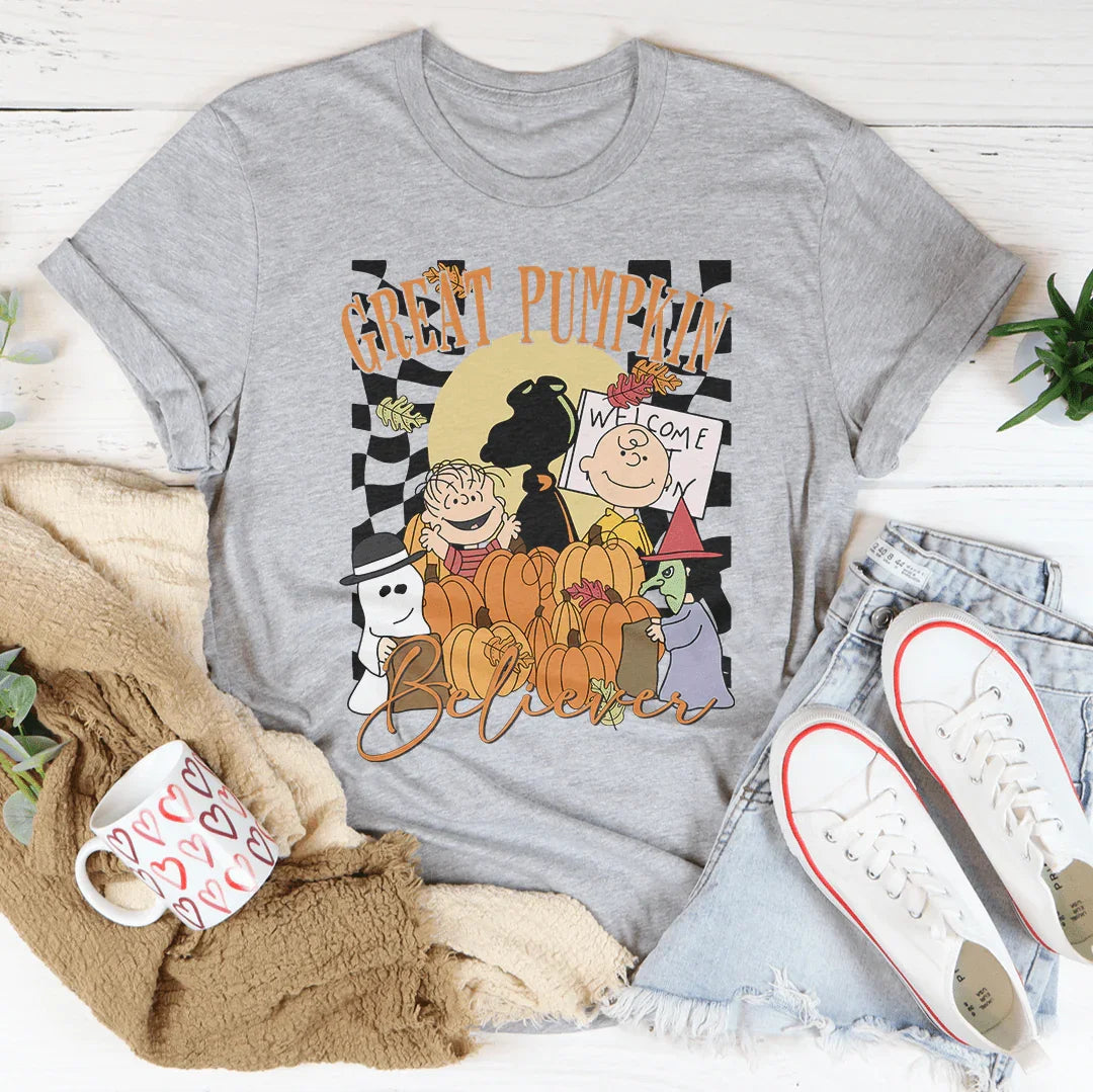 Great Pumpkin Believer Tee - WonderingCloth