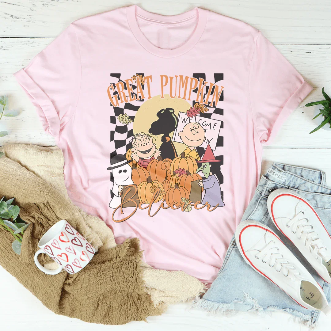 Great Pumpkin Believer Tee - WonderingCloth