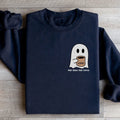 Half Ghost Half Coffee Sweatshirt - WonderingCloth
