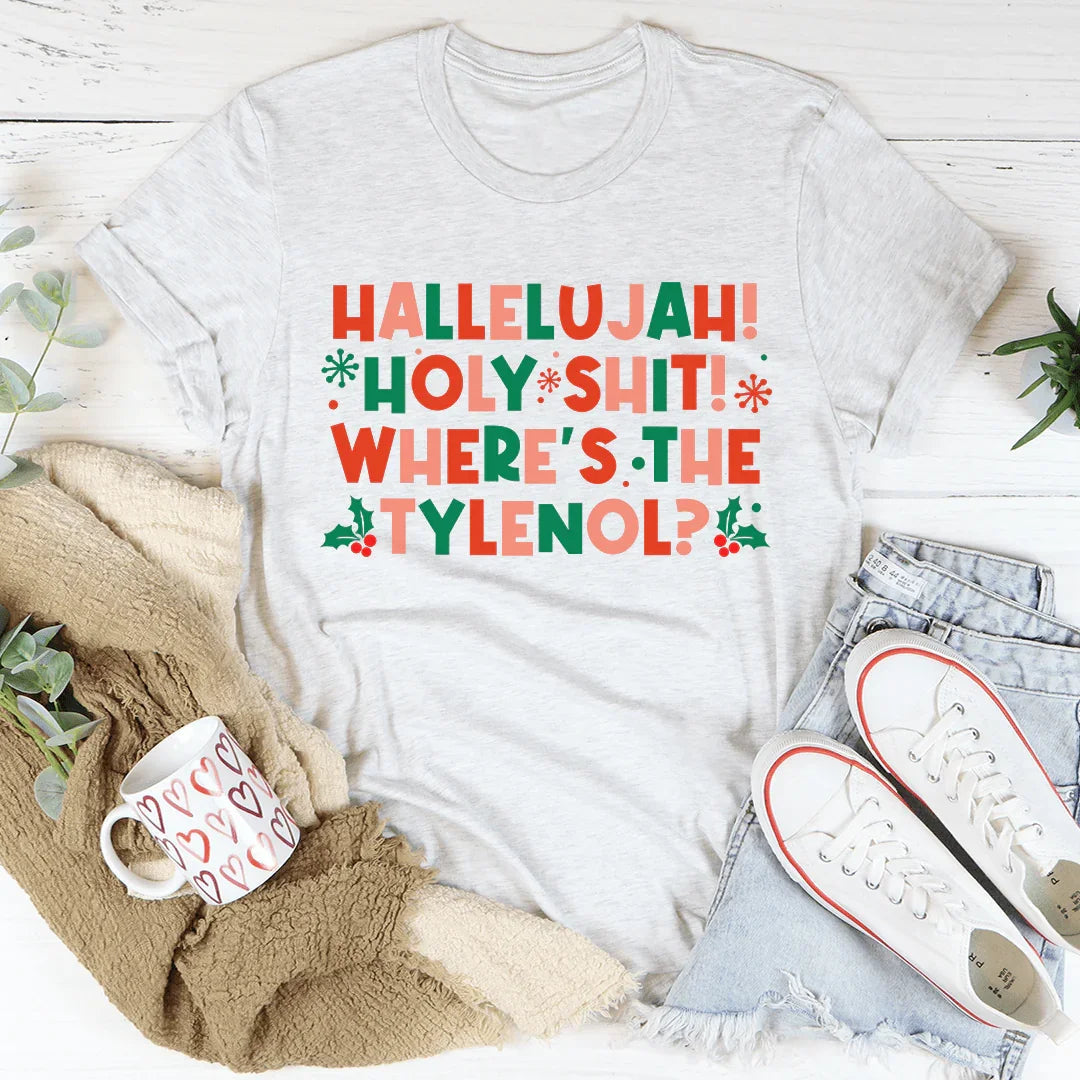 Hallelujah Christmas Tee - WonderingCloth