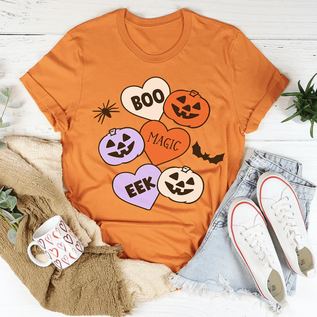 Halloween Candy Hearts Tee - WonderingCloth