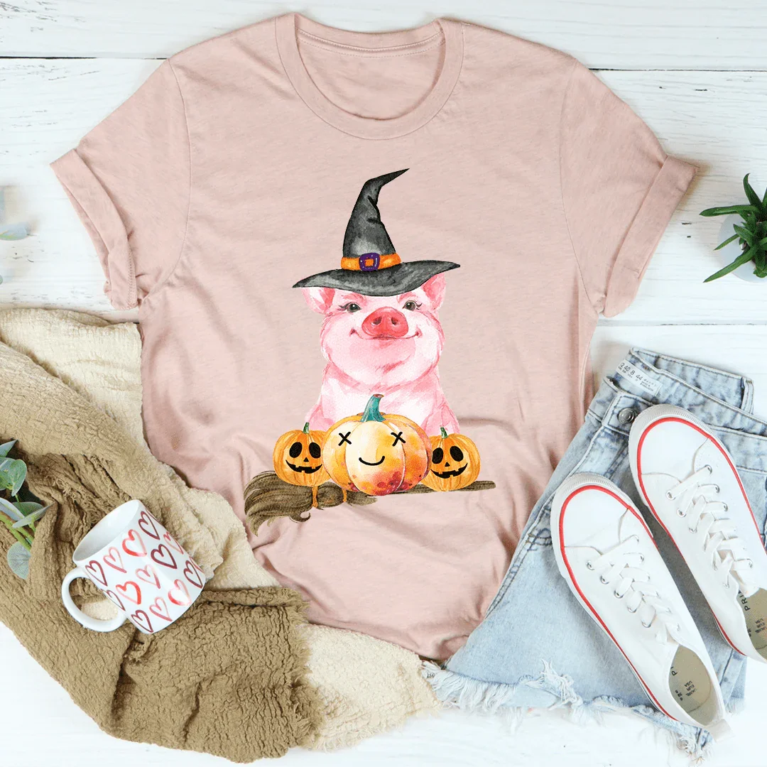 Halloween Pig Tee - WonderingCloth