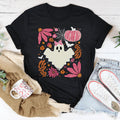 Halloween Pink Ghost Tee - WonderingCloth
