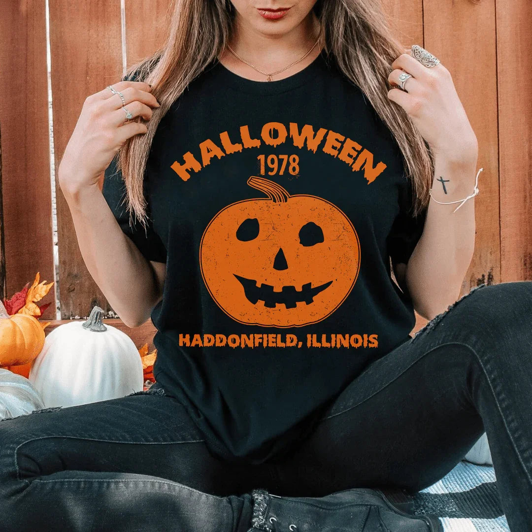 Halloween Pumpkin Tee - WonderingCloth