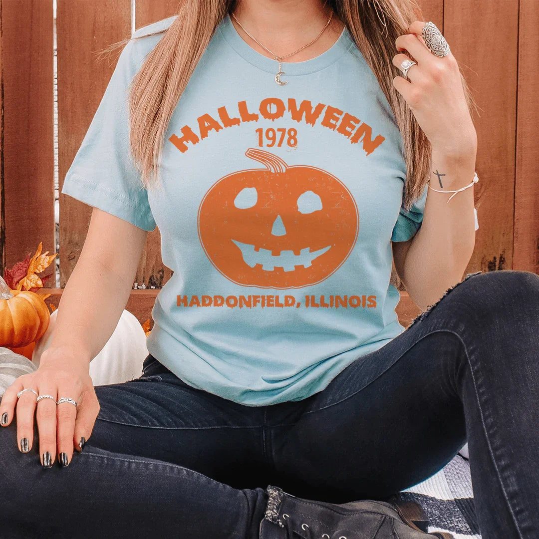 Halloween Pumpkin Tee - WonderingCloth