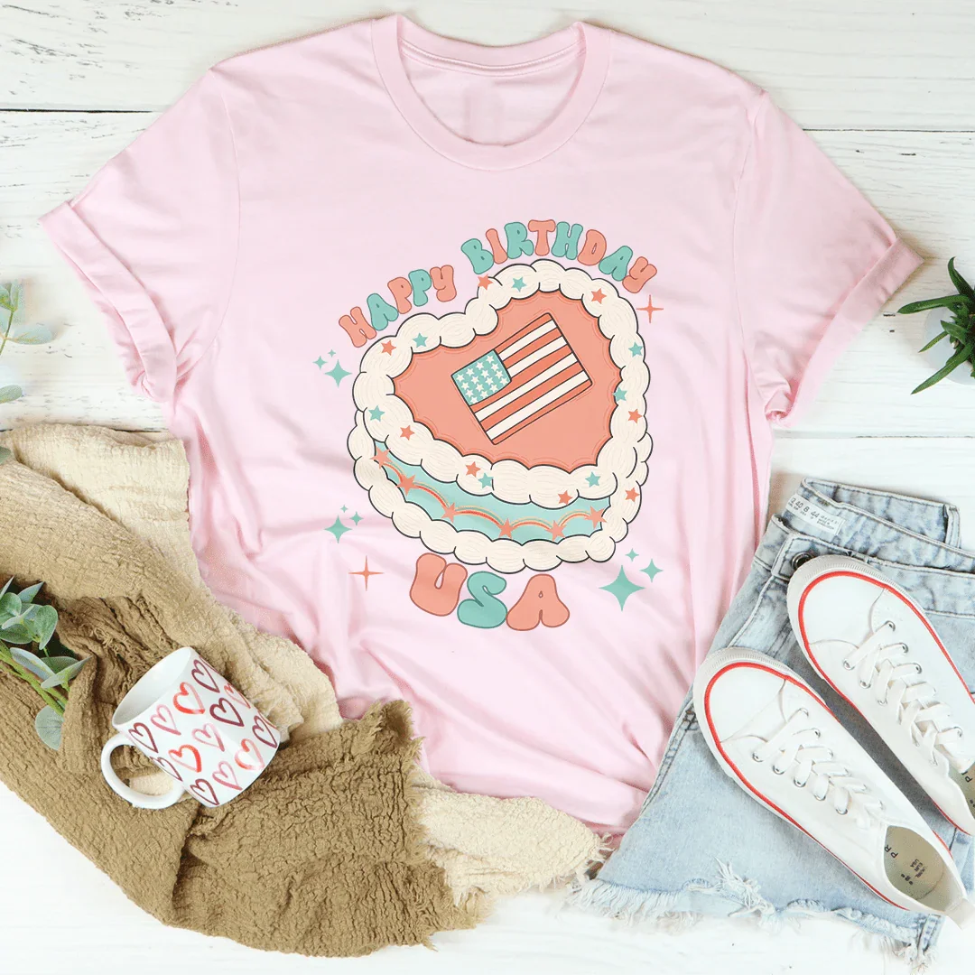 Happy Birthday America Tee - WonderingCloth