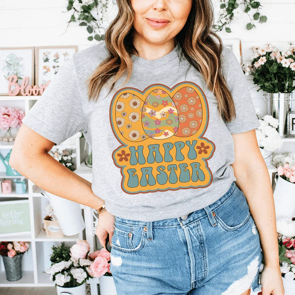 Happy Easter Tee - WonderingCloth