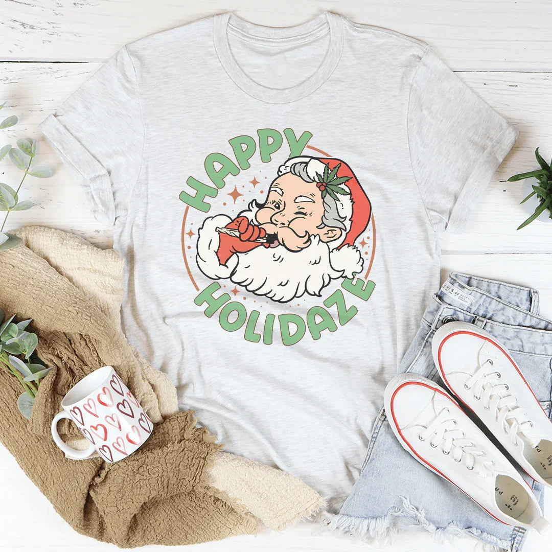 Happy Holidaze Tee - WonderingCloth