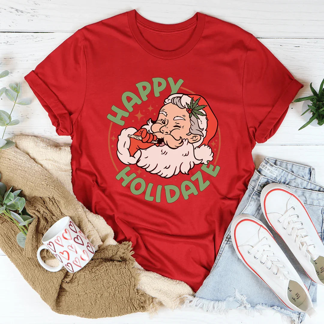 Happy Holidaze Tee - WonderingCloth