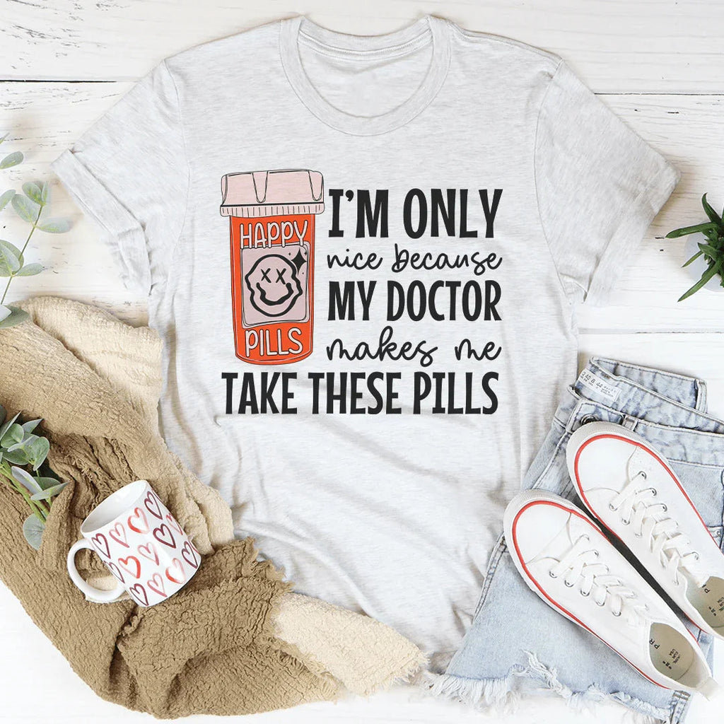 Happy Pills Tee - WonderingCloth