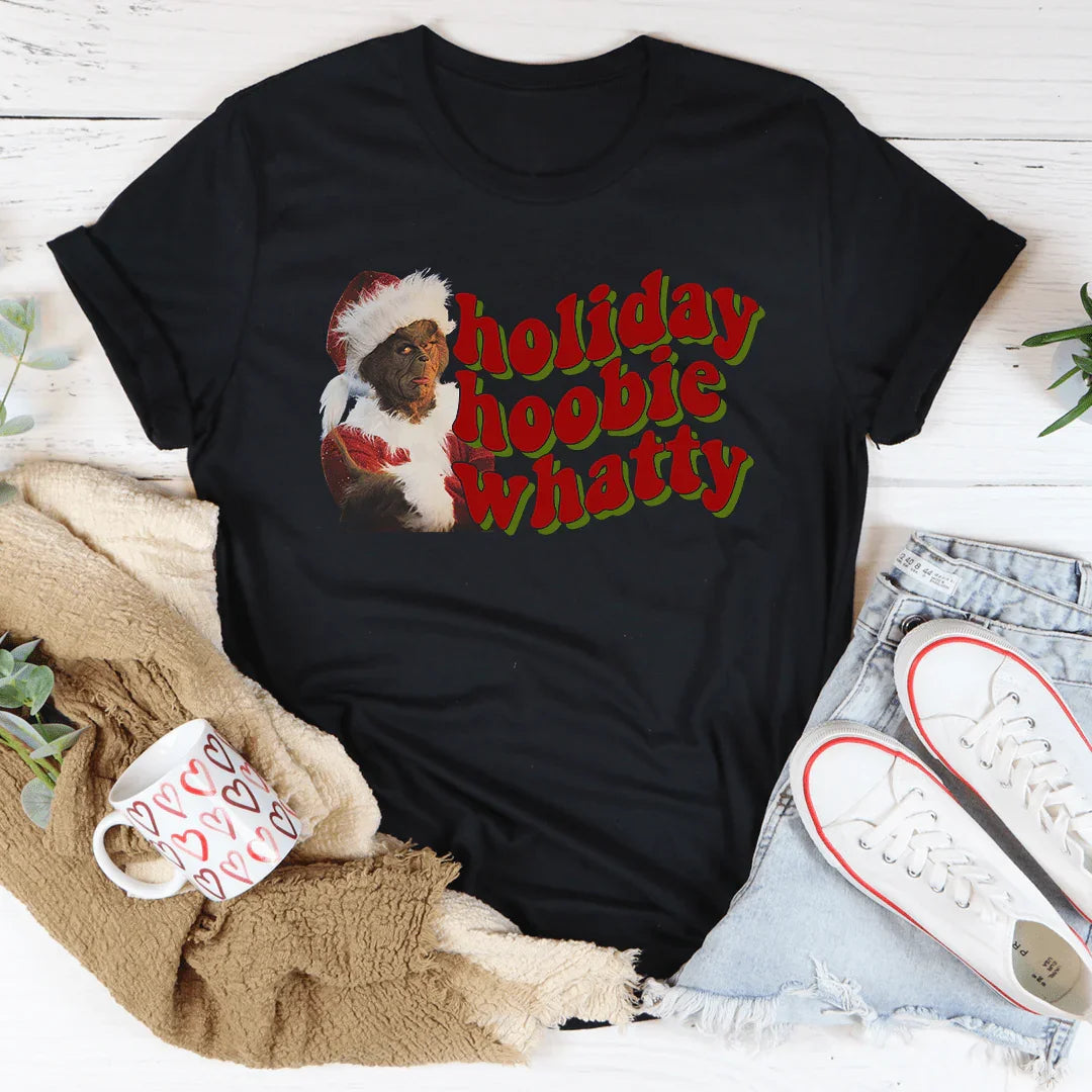 Holiday Hoobie Whatty Tee - WonderingCloth