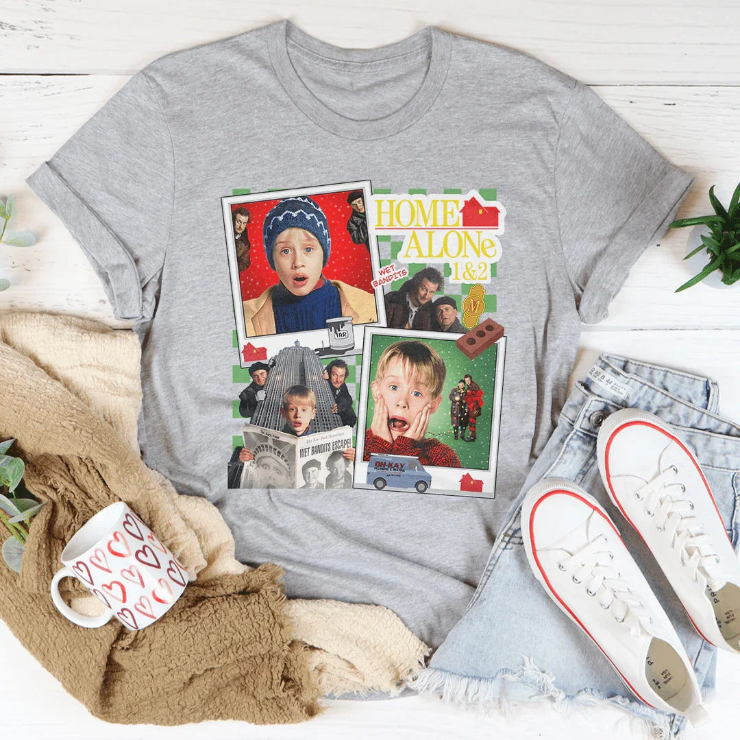Home Alone Tee - WonderingCloth
