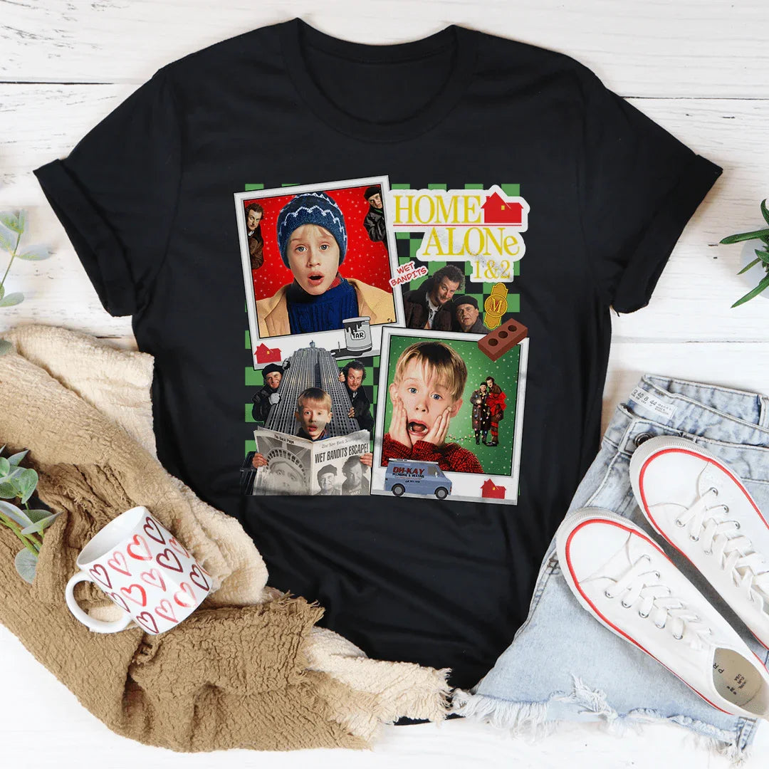 Home Alone Tee - WonderingCloth