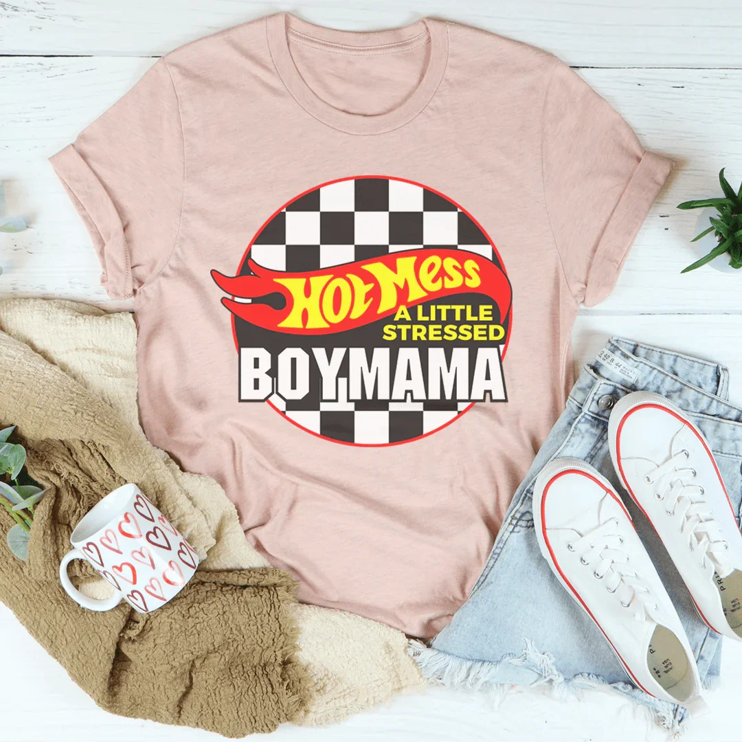 Hot Mess Boy Mama - WonderingCloth