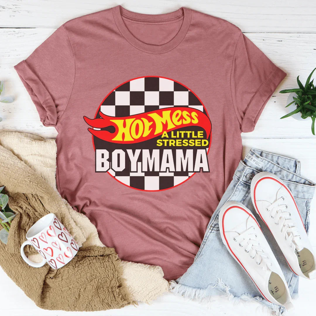 Hot Mess Boy Mama - WonderingCloth