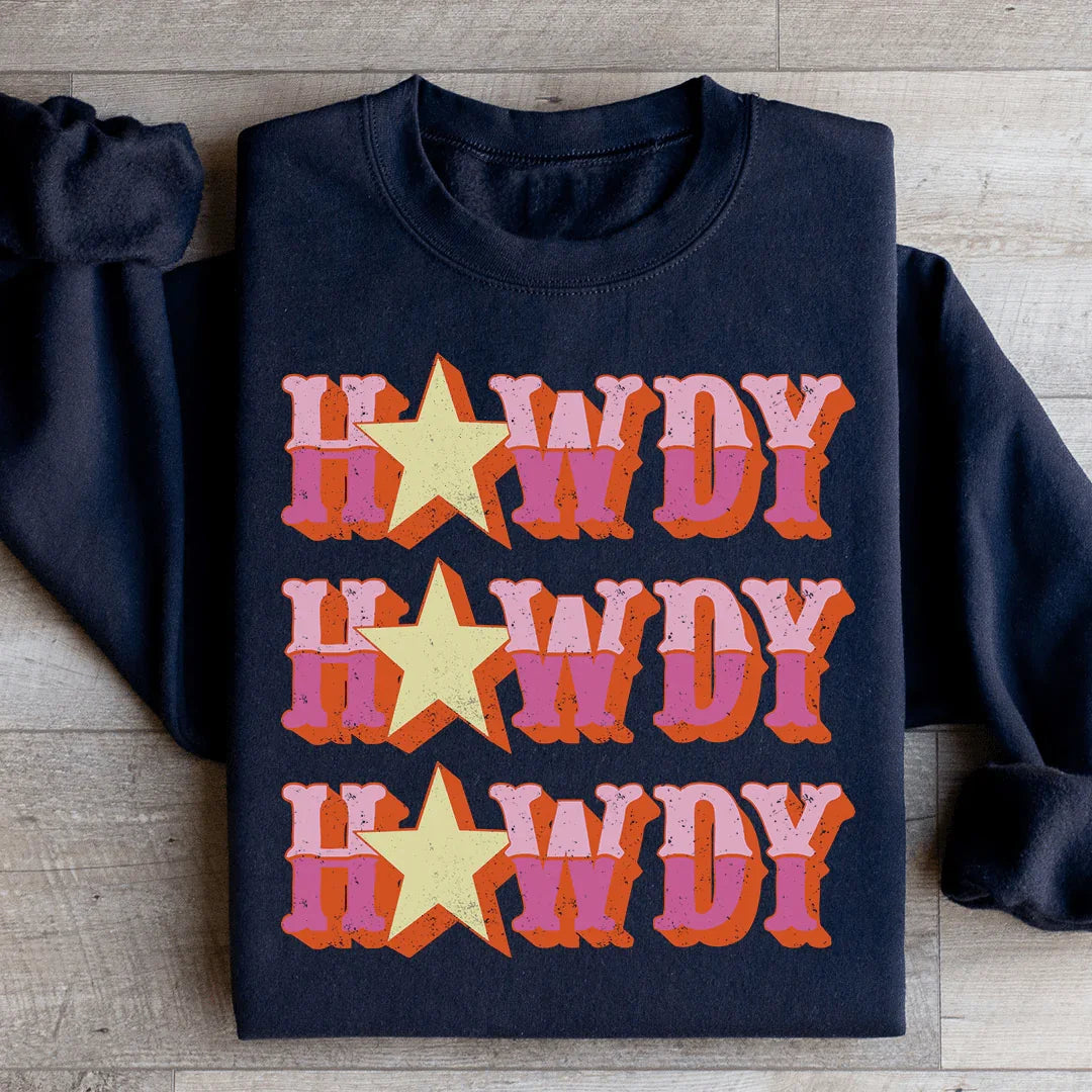 Howdy Western Sweatshirt - WonderingCloth