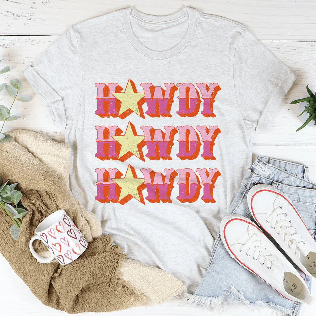 Howdy Western Tee - WonderingCloth