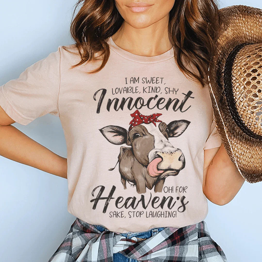 I Am Sweet Lovable Kind Shy Innocent Tee - WonderingCloth